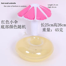 Load image into Gallery viewer, Inflatable water coasters Flamingo donut lemon watermelon crab heart water game playing on water